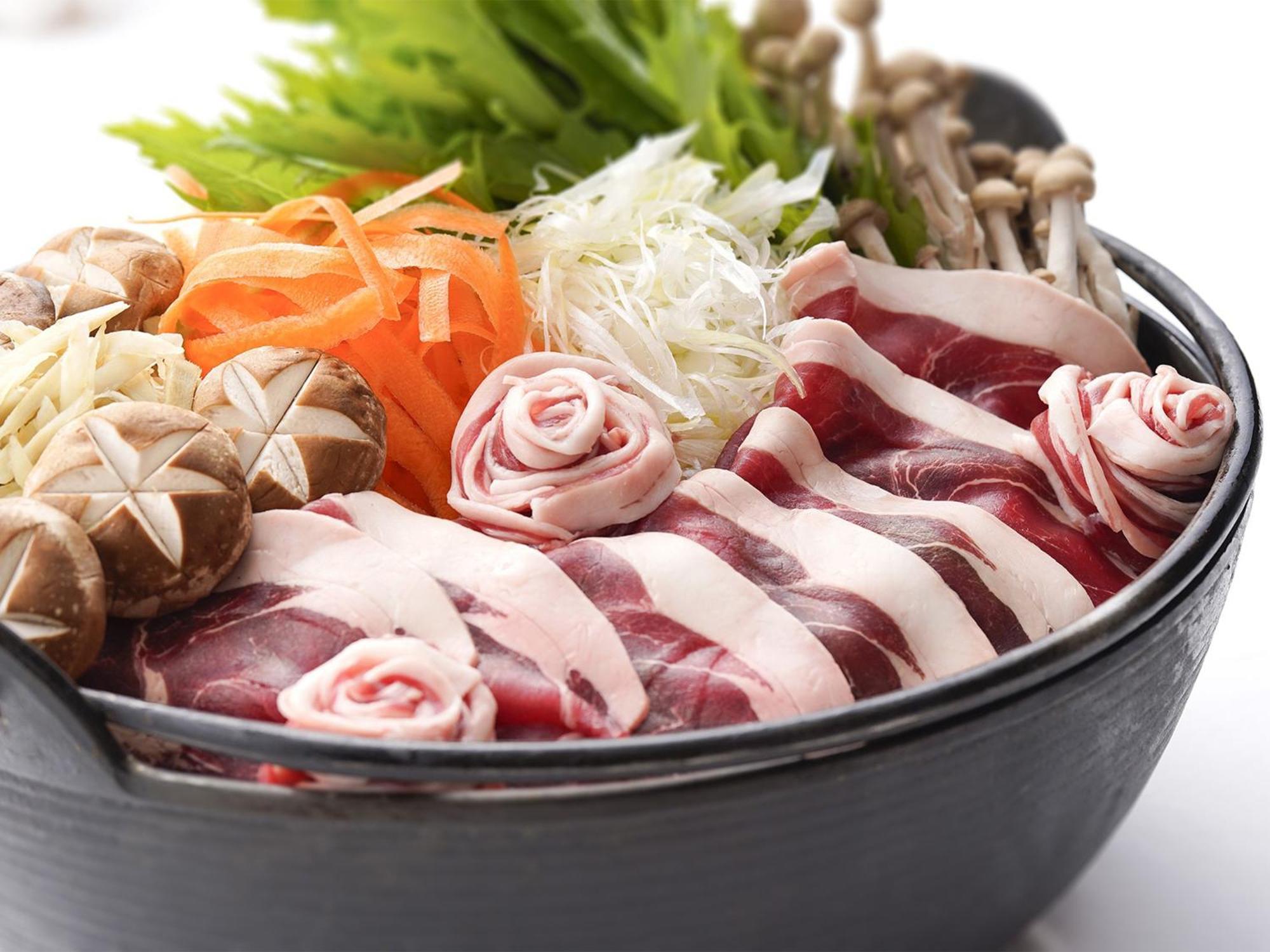 Hotel Den Haag Huis Ten Bosch Sasebo Exteriér fotografie Ingredients for hot pot